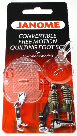 Janome Convertible Free Motion Quilting Foot Set