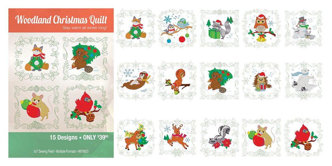 Christmas Animal Quilt